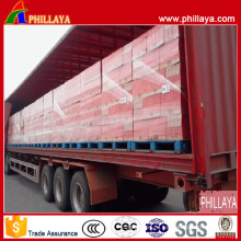 Einfaches Laden Tri-Axle Curtain Side Semi Trailer